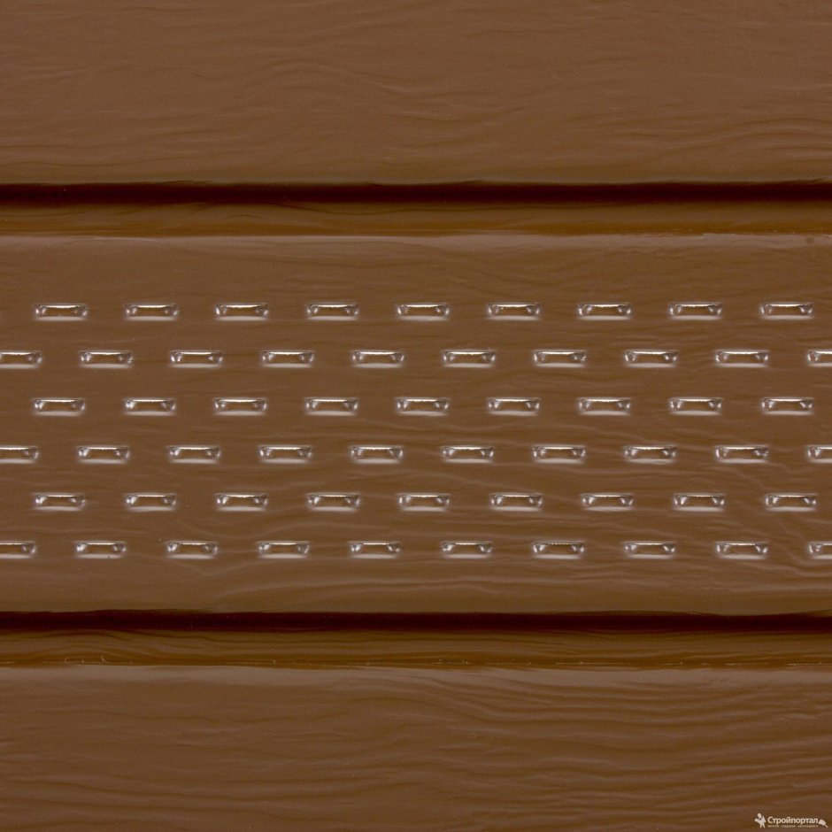 Софит ПВХ С перфорацией 2700х300 мм темно-коричневый