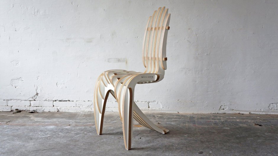 Удобный стул из фанеры