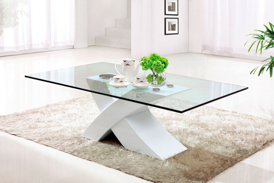 Стол Lago White Silk-White