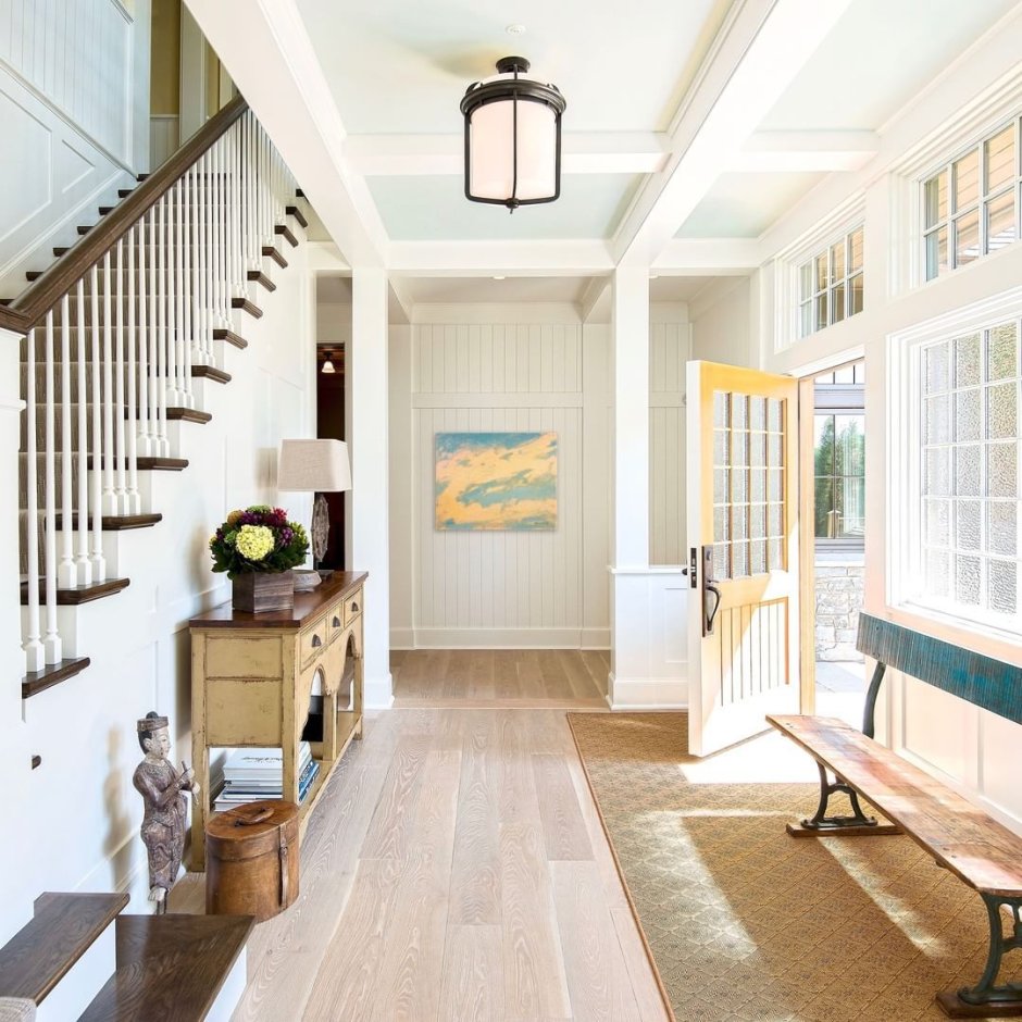 Yellow Hallway English Cottage