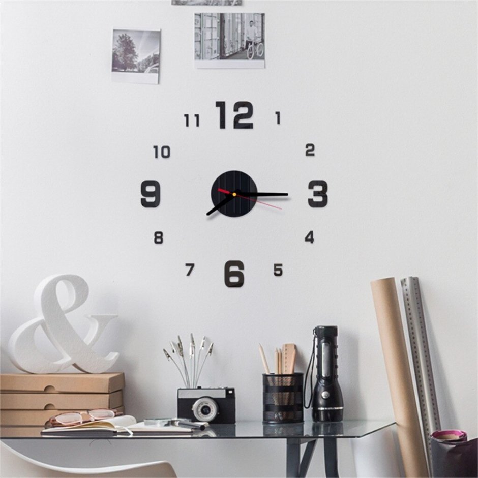 3d часы DIY Clock 12s022-g
