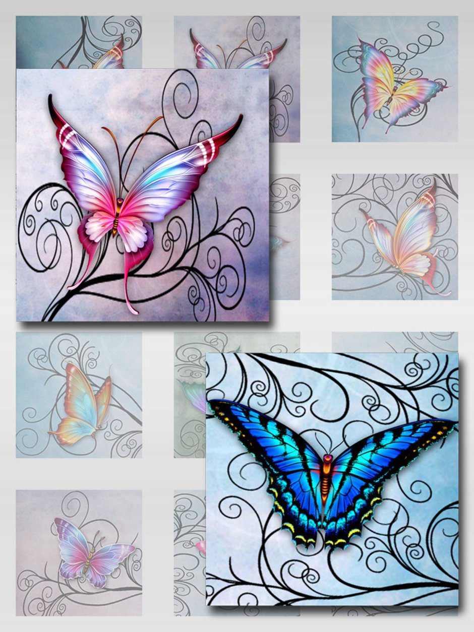 Идеи для рисунков бабочки