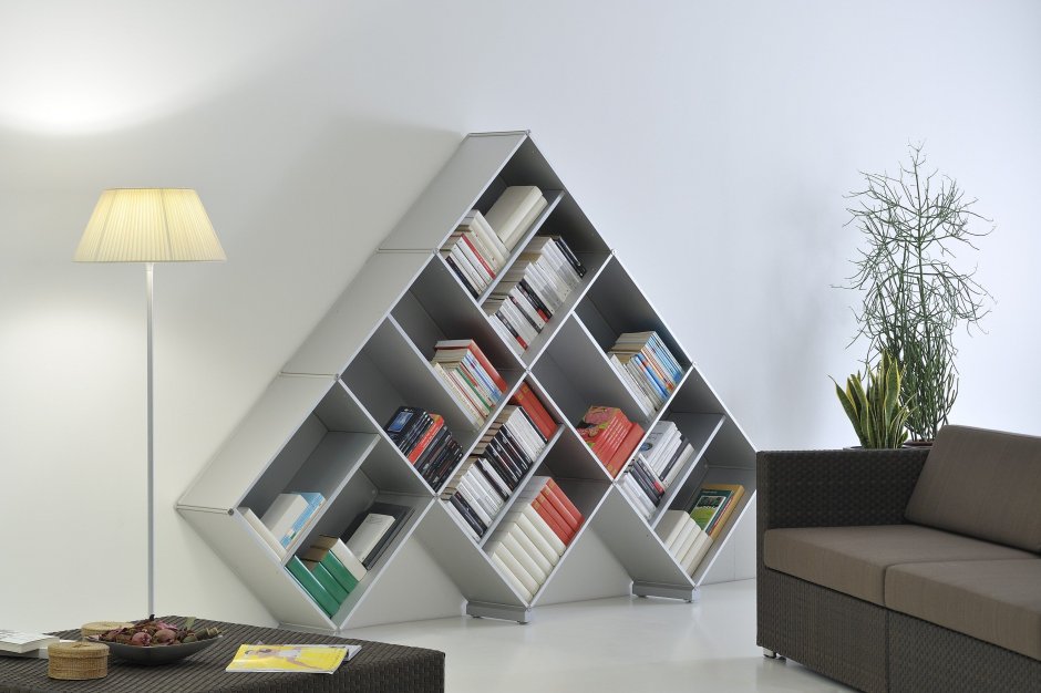 Diagonal Bookshelf
