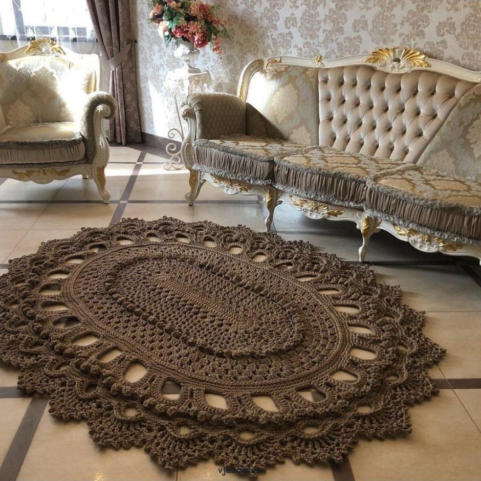 Ковер крючком Crochet Rug