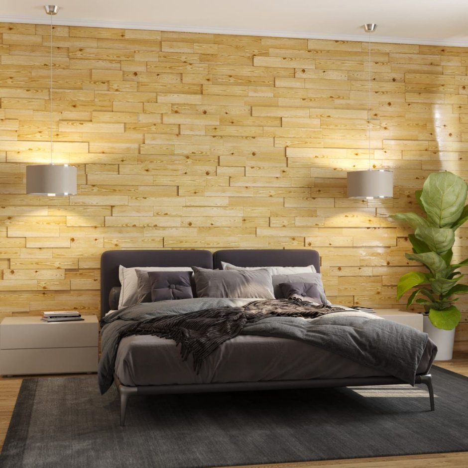 Плитка в виде деревянных панелей