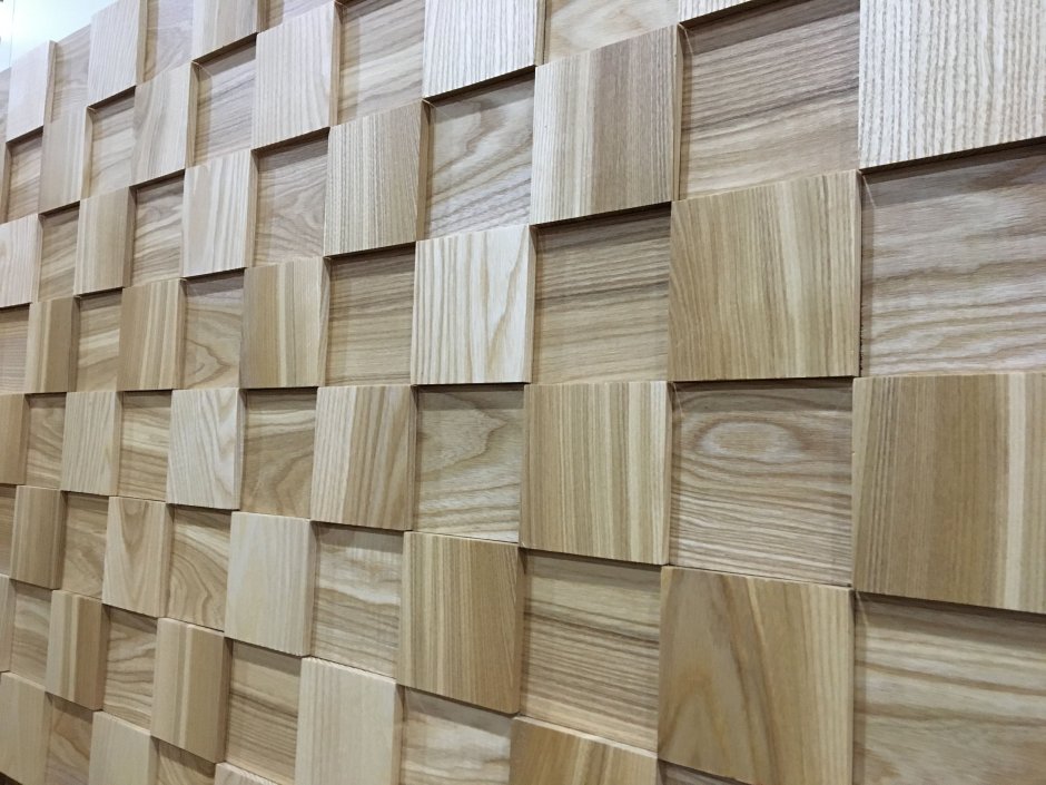 Шпонированные панели Topperfo Micro Ulme Stone Edition Acoustic Wood Panel