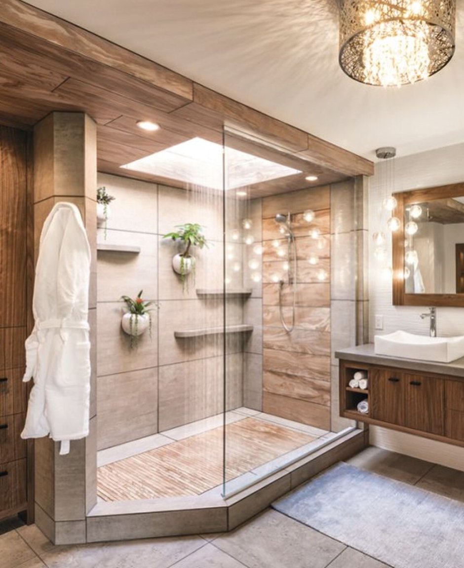 Душевые комнаты в частном доме