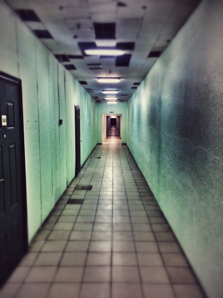 Sci Fi коридор лаборатории