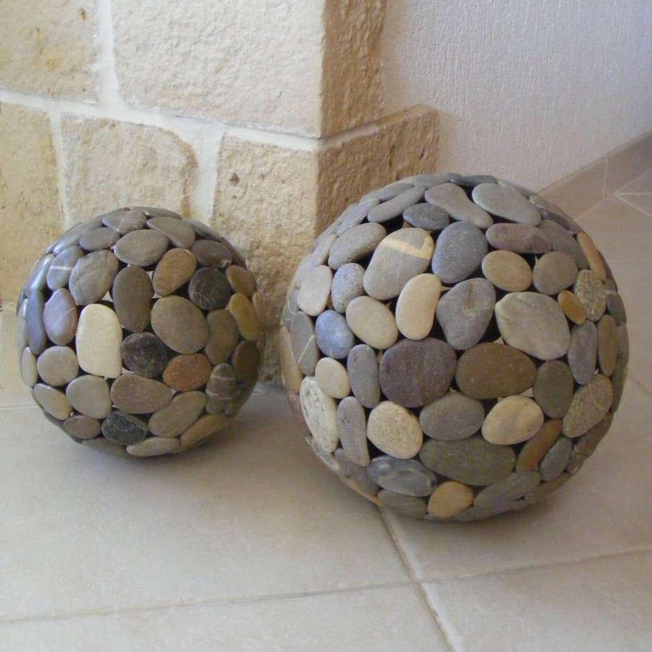 Декор из камней для дома