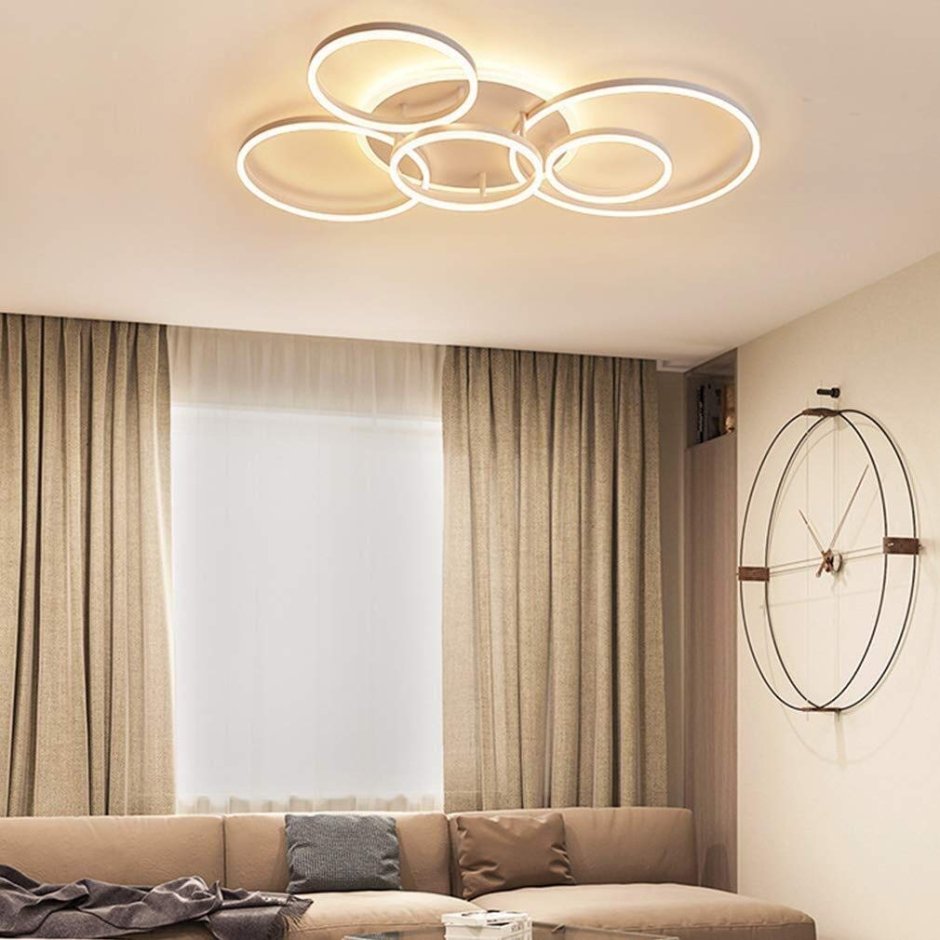 Led Chandelier Ring Lustre
