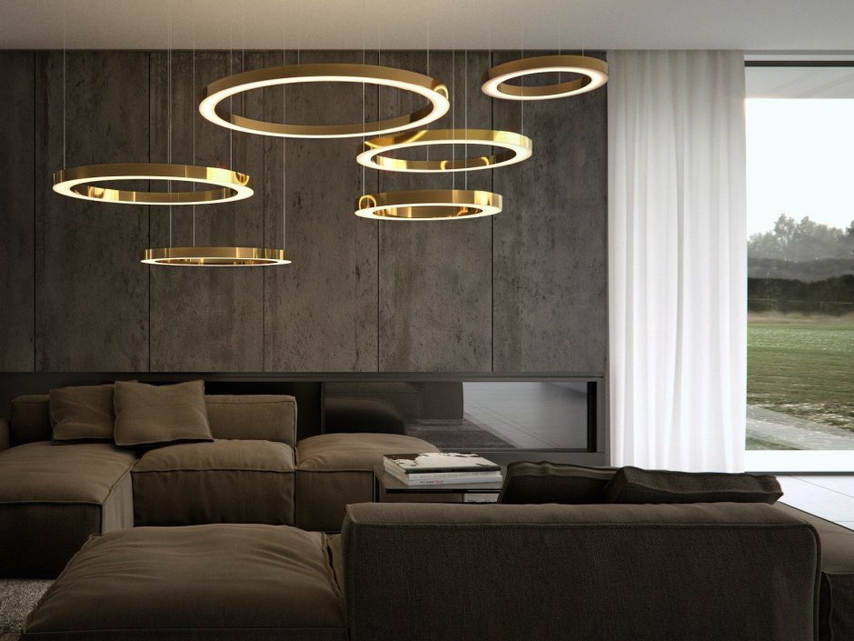 Люстра led line Pendant Lamp Loft Concept 40.2137