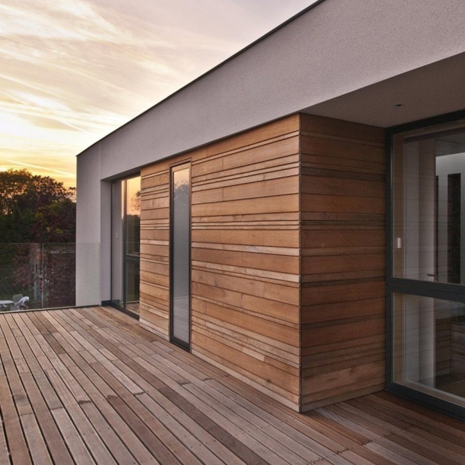 Larch cladding