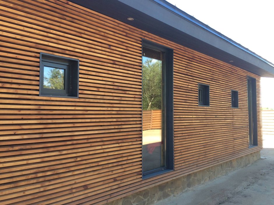 Деревянный фасад