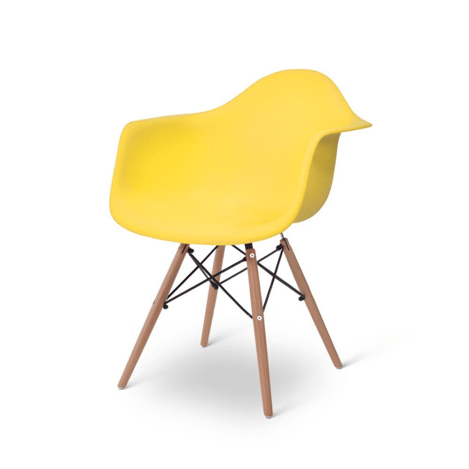 Стул Eames DAW желтый