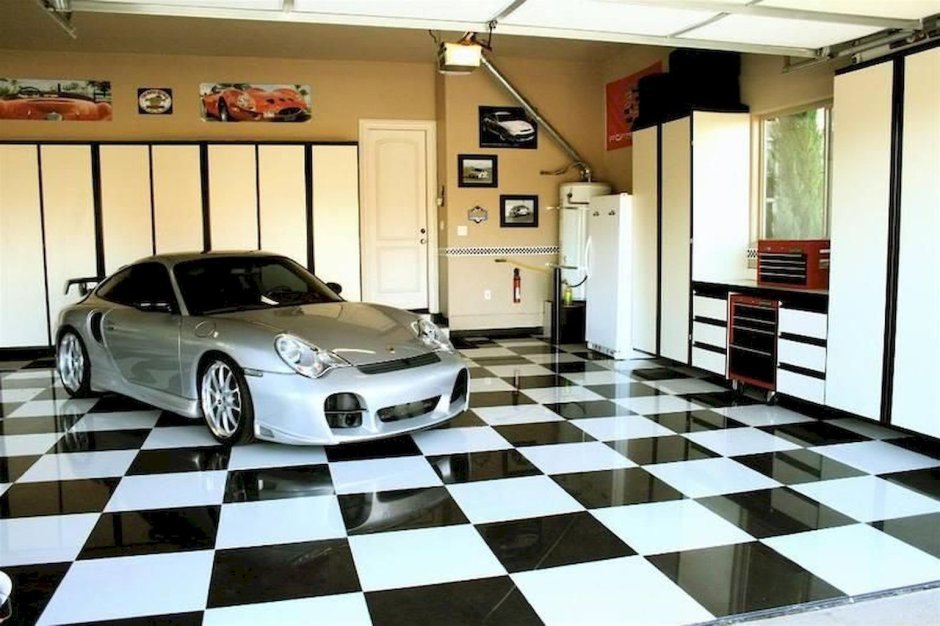 Кафельная плитка для гаража