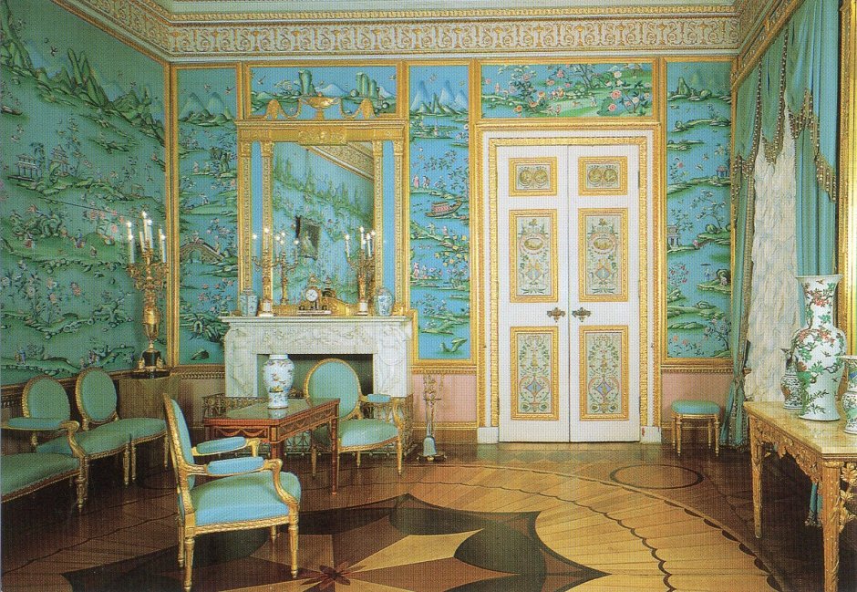 Китайская голубая гостиная Екатерининского дворца