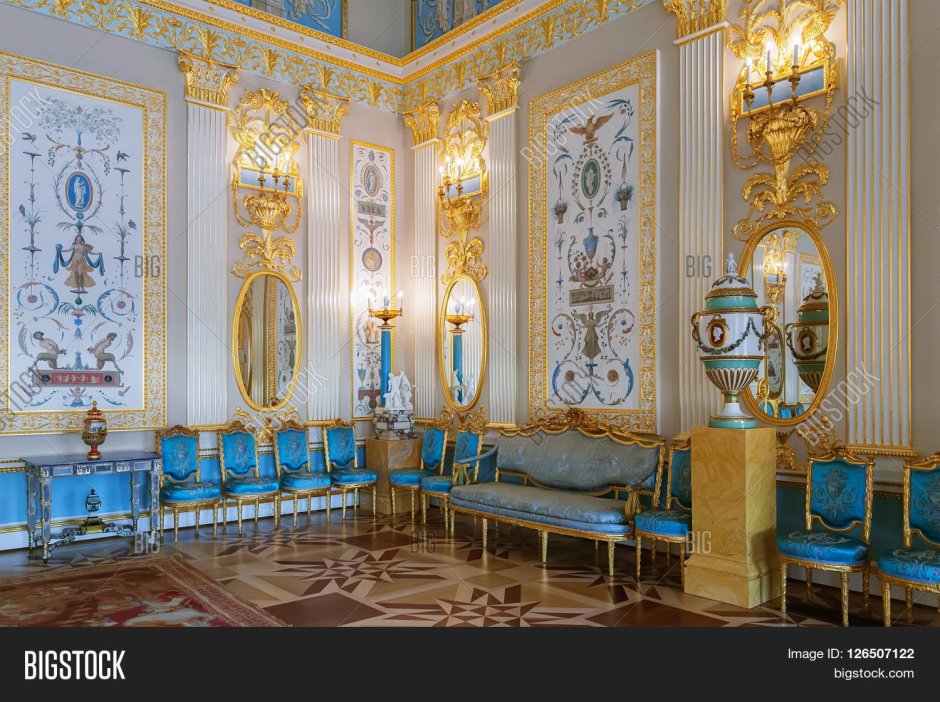 Арабесковый зал Екатерининского дворца