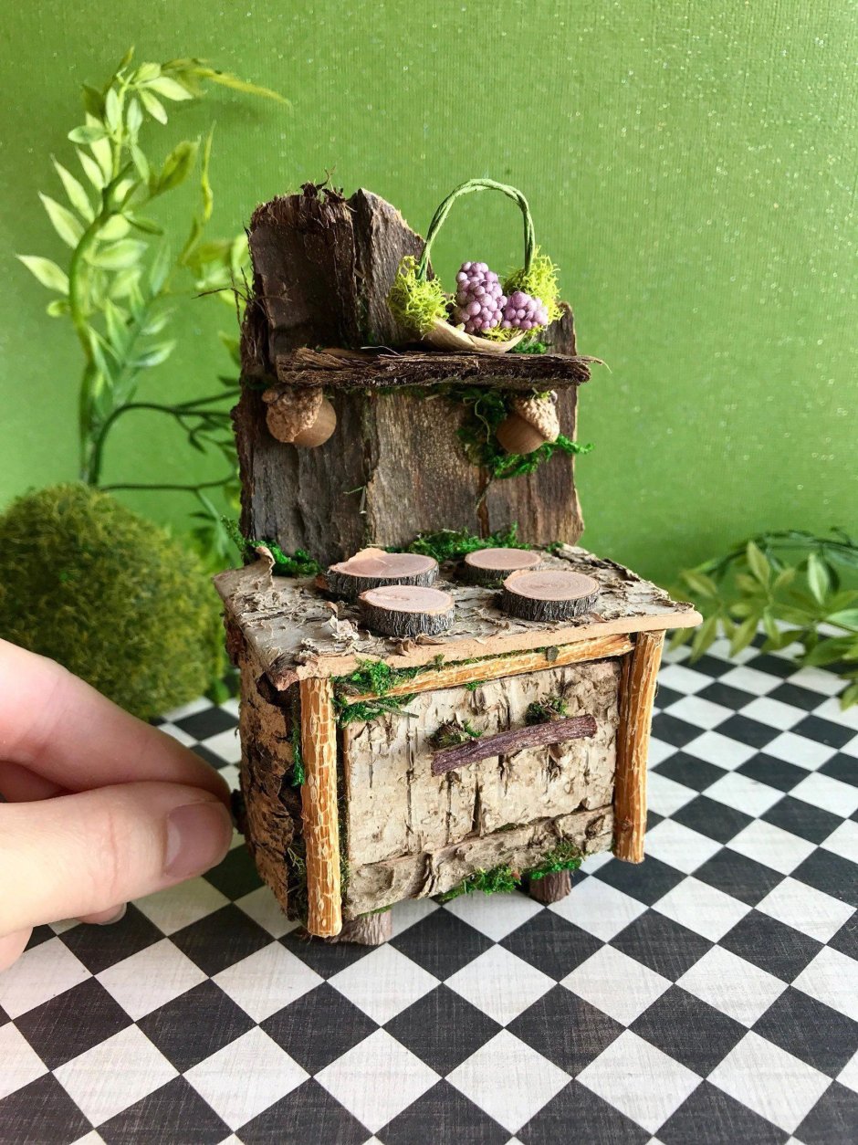 Сказочный домик из веток