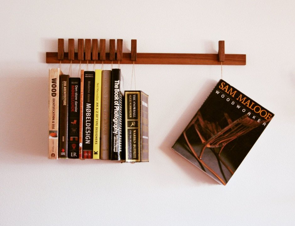 Оригинальные книжные полки