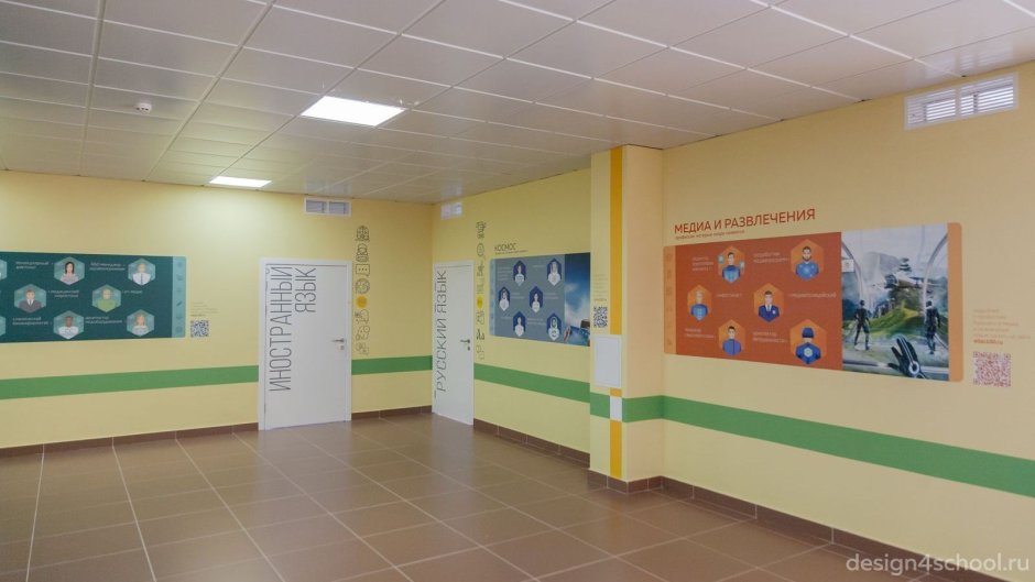 Оформление коридора в детском саду