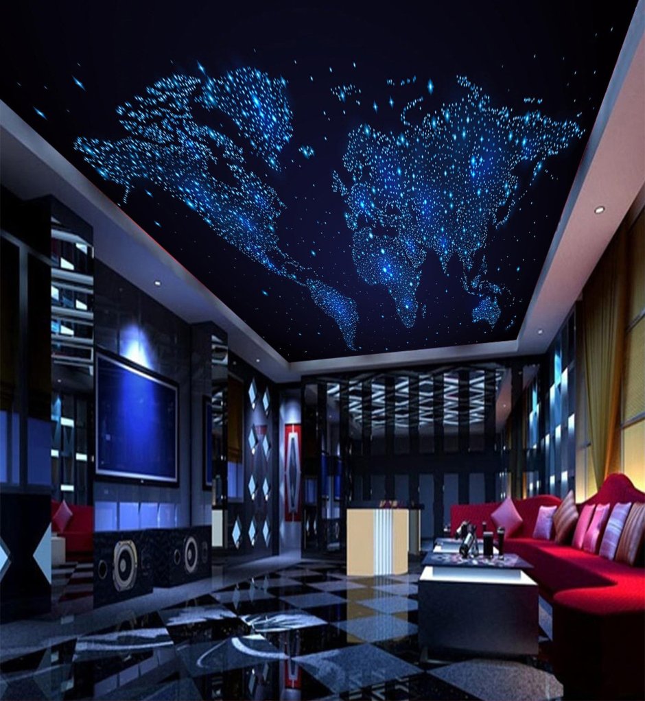 Натяжной потолок звездное небо