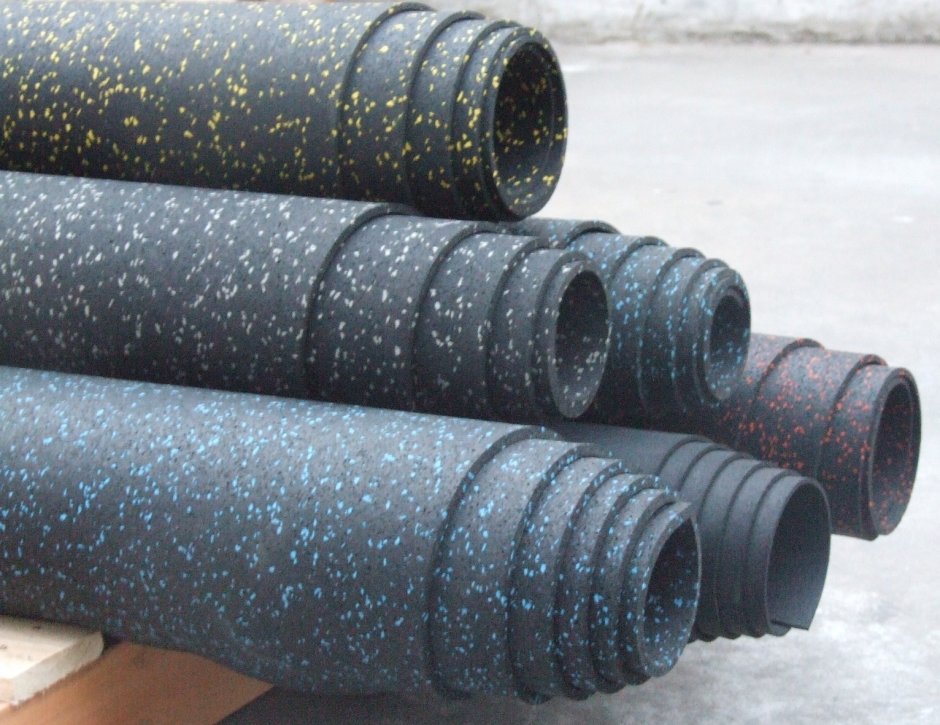 Резиновое рулонное покрытие COMEFORTE «елочка» 1,2*10м Diamond Rubber