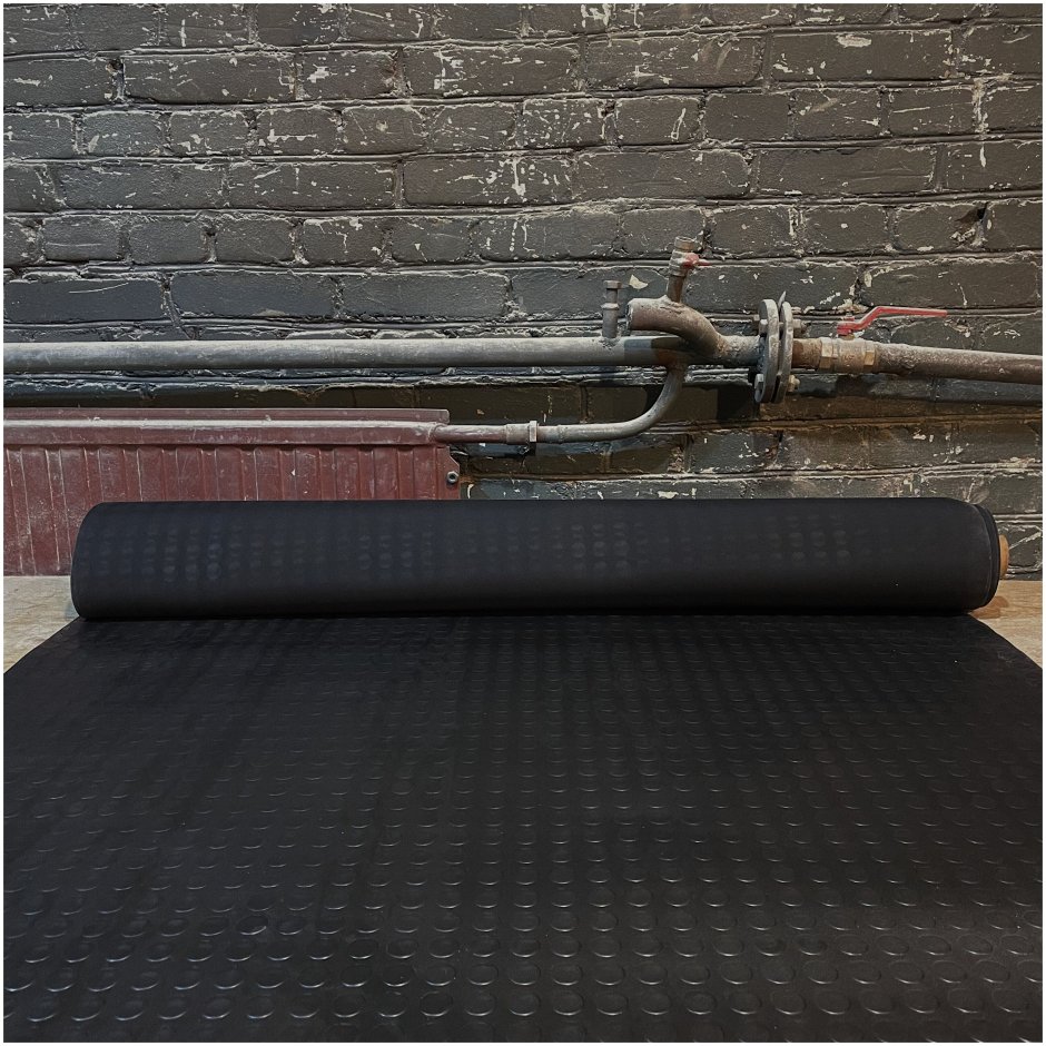 Резиновое рулонное покрытие COMEFORTE шашки 1,5х10 м Checker Rubber сс002787