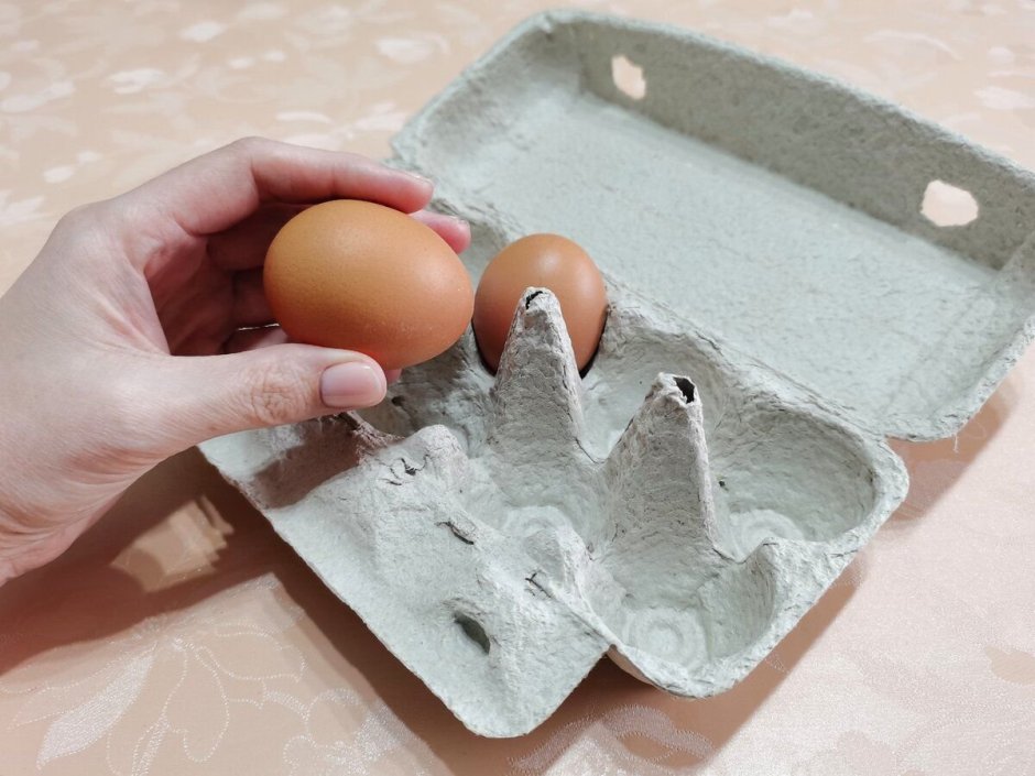 Подставки для кисточек из лотка для яиц