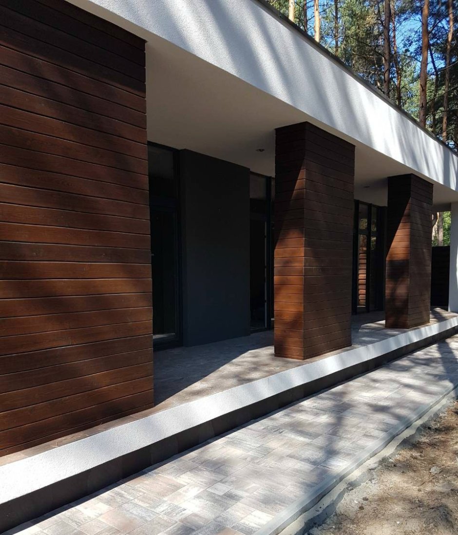 Планкен на фасаде