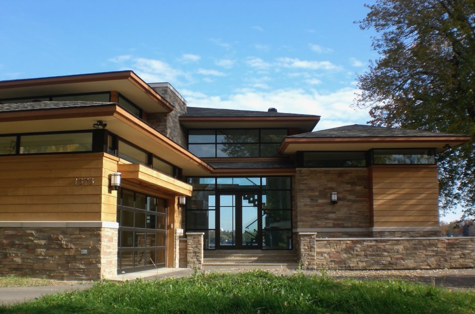 Модерн планкен фасад