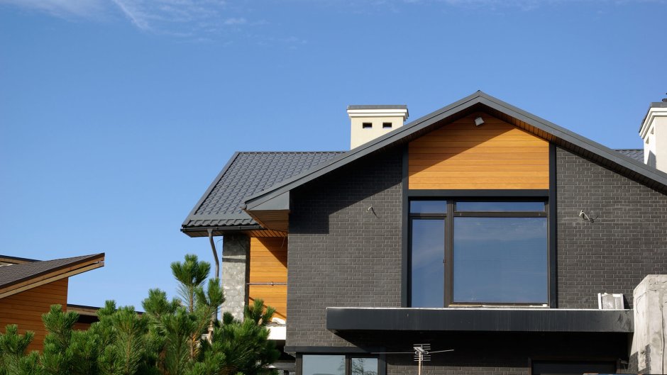 Модерн планкен фасад