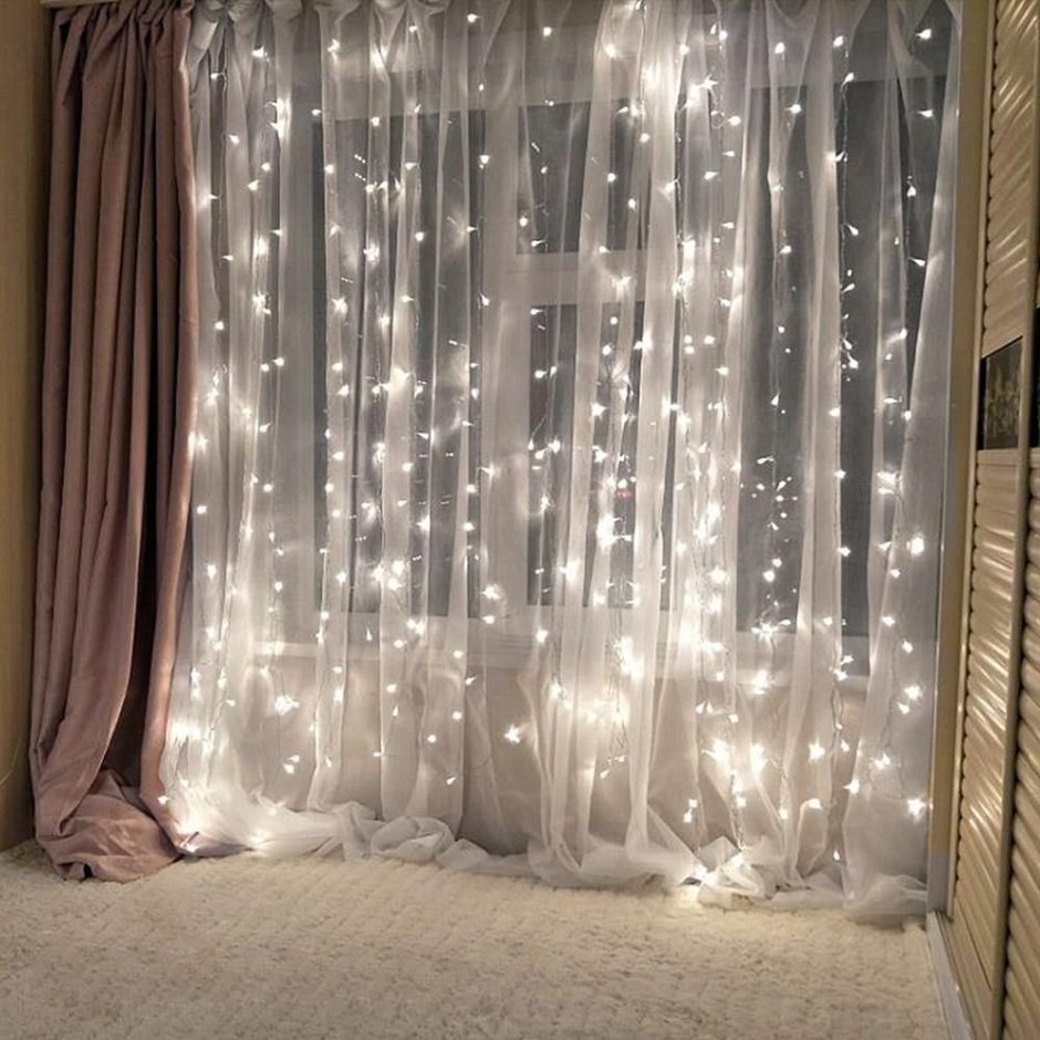 Гирлянда Curtain Light 3 m 10 Hanging