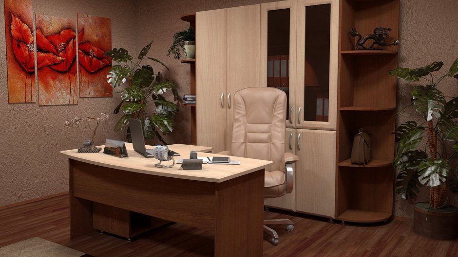 Мебель для кабинета руководителя женщины