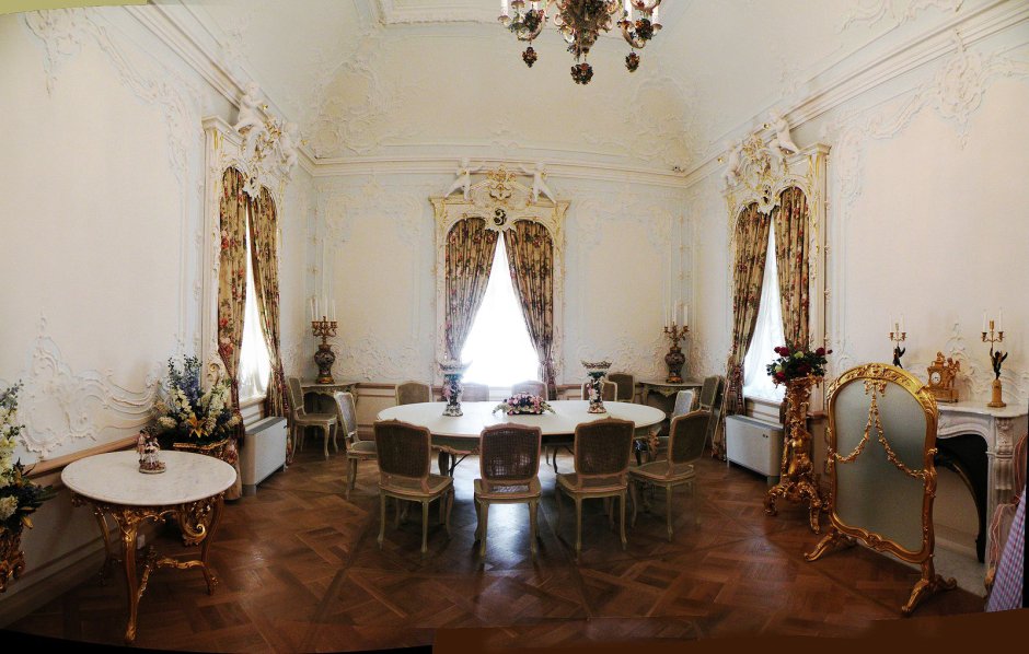 Большой Меншиковский дворец Ораниенбаум золотой кабинет