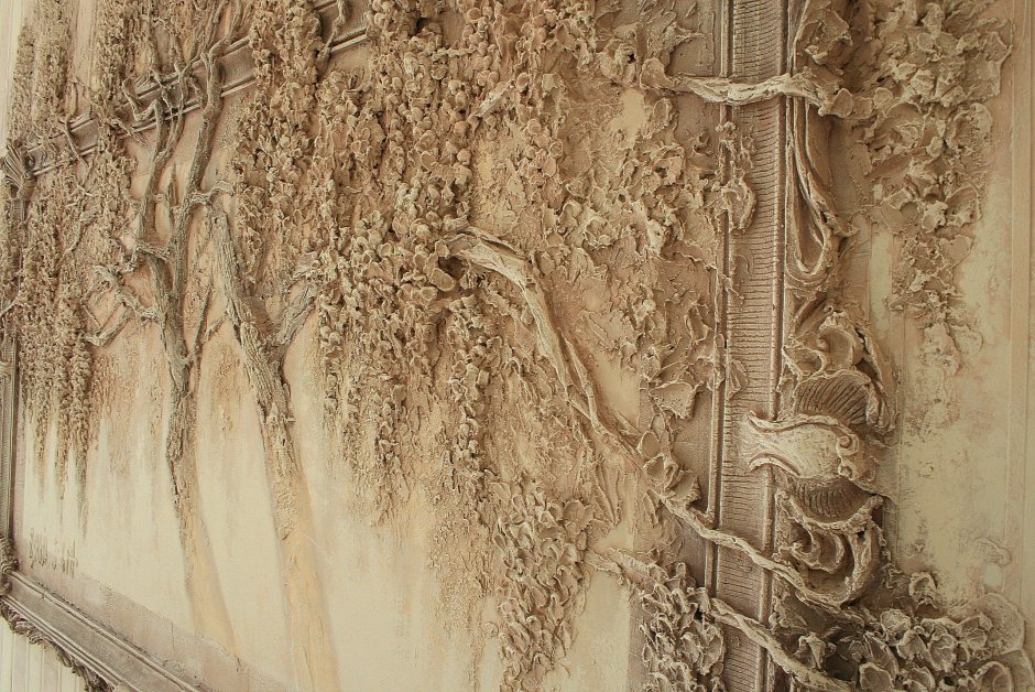 Декор стен шпаклевкой
