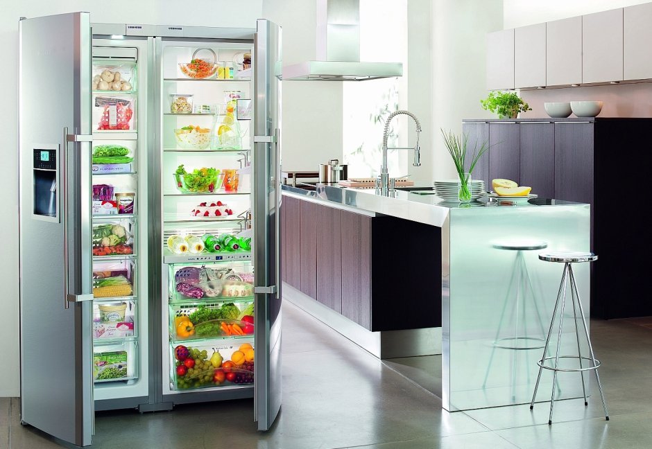 Однокамерные холодильники в кухонном гарнитуре