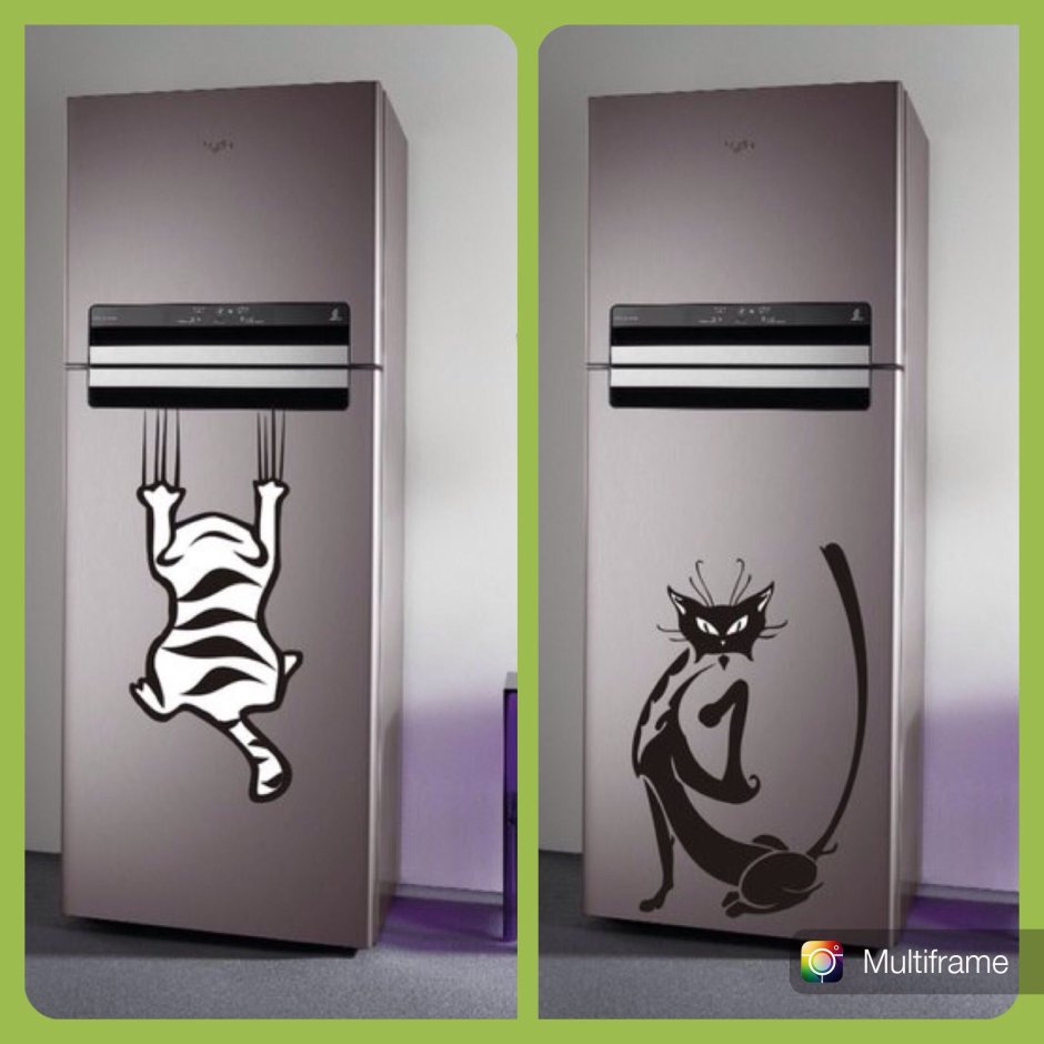 Расписной холодильник
