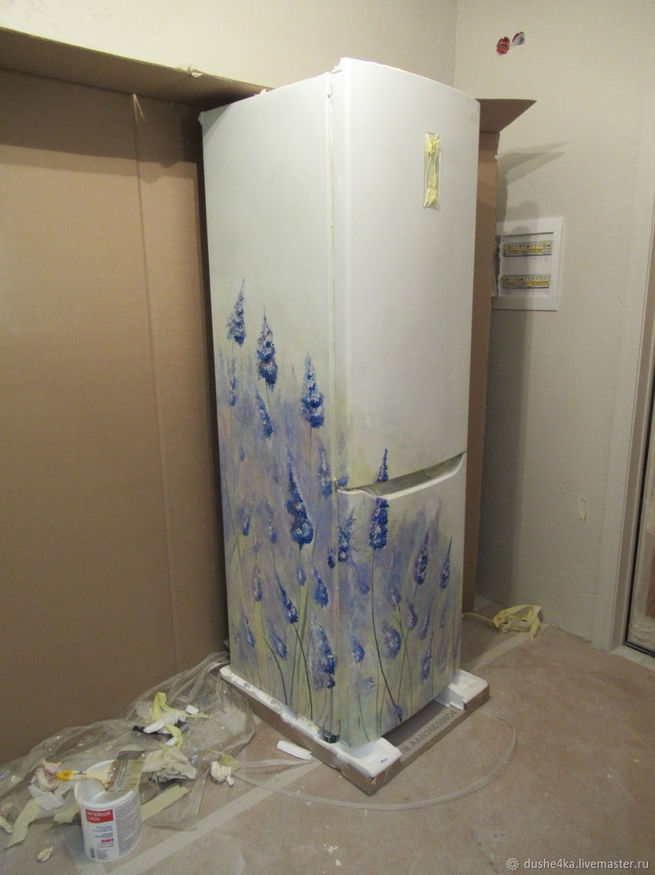 Украсить холодильник