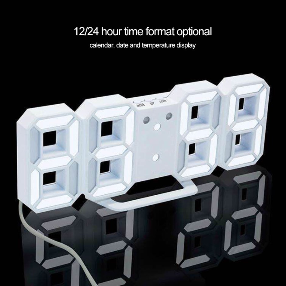 Часы настенные Digital led Clock