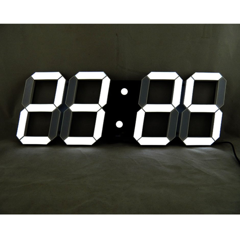 Настенные led часы 3d-jh3103