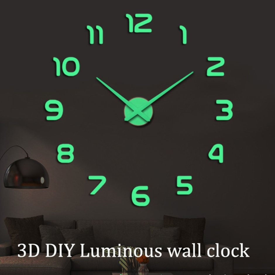 Часы настенные кварцевые DIY Clock 12s003