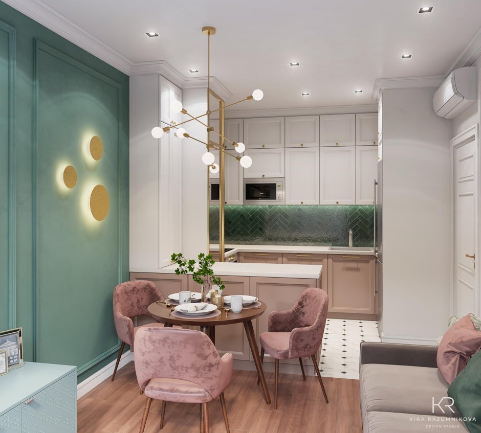 Кухня-гостиная 10 кв.м икеа