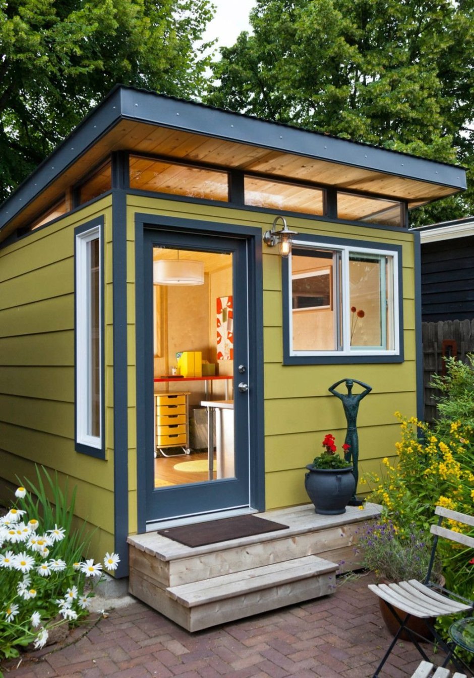 Tiny House с односкатной крышей