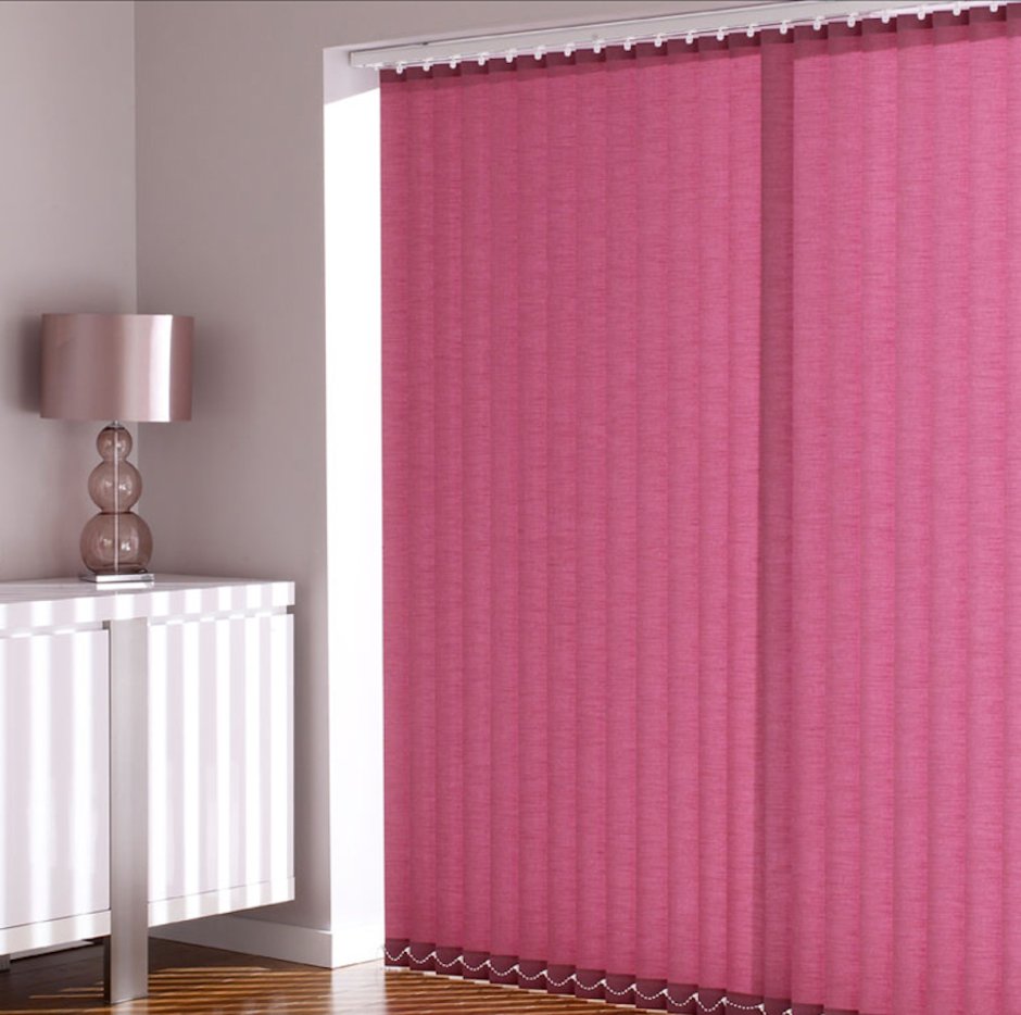 Шторы плиссе розовые