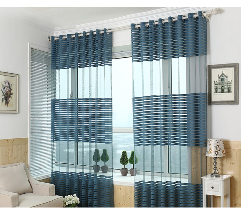 Шторы Зебра дуос платина