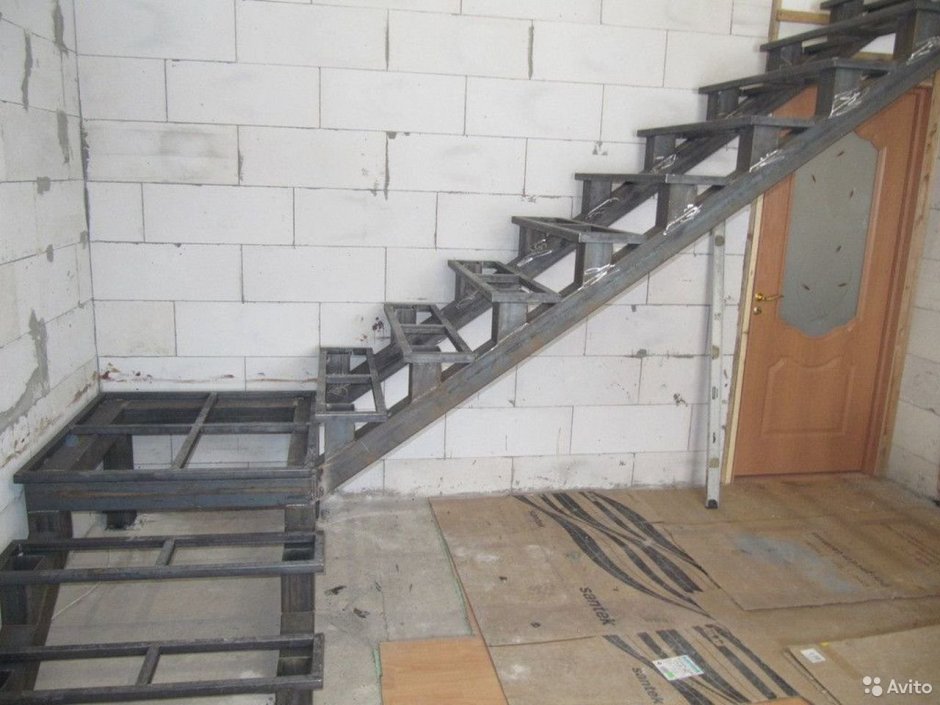 Лестница металлическая из листа 8мм