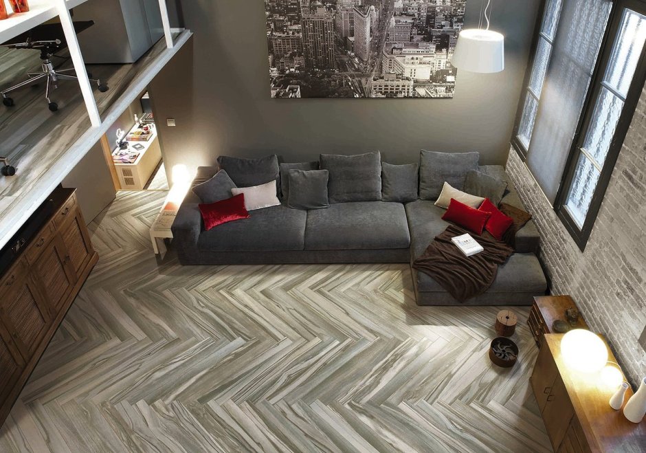 3d parquet livingroom