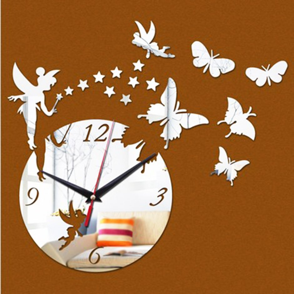 Самоклеющиеся 3d часы "DIY Clock" al021-b
