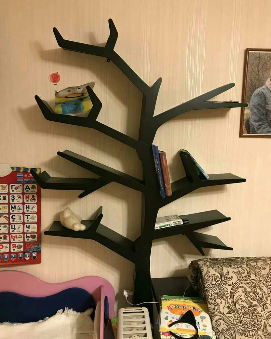Книжный стеллаж дерево