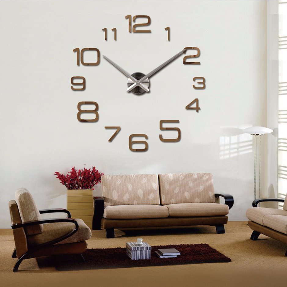 DIY Clock настенные 3d часы боль